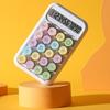 Mechanical Calculator Retro Typewriter Style 10-Digit Calculator with Large LCD Display for School Office