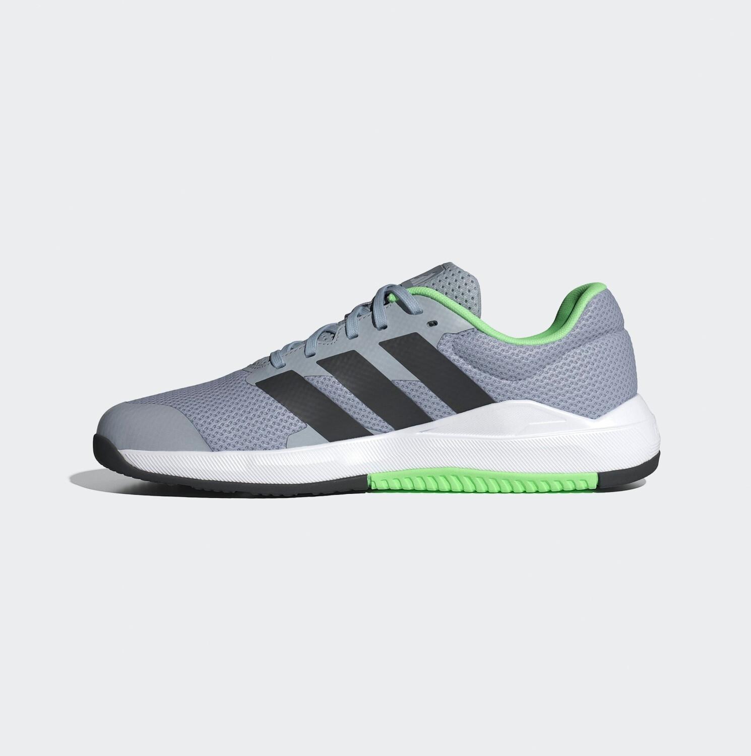

Кроссовки Adidas Dropset Base halo silver/lime burst/core black 44