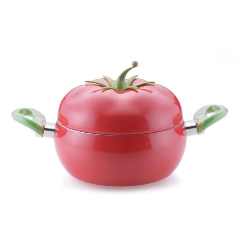 KX4B Fruit Tomato Stockpot Frying Pan Cooking Pot Saucepan Induction Cooker Aluminum