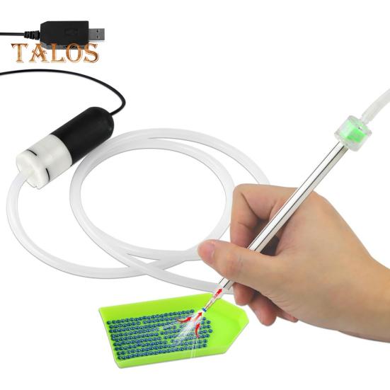 

Вакуумна ручка для алмазної мозаїки Електричний інструмент для викладання алмазів Без воску Живлення від USB Вакуумна ручка для алмазної мозаїки для DIY алмазного мистецтва чорний