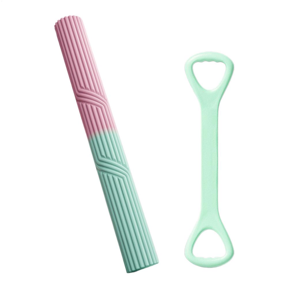 Flex Bar For Physical Silicone Physical Hand Exerciser Fitness Elbow Muscle Trainer For Upper Body Forearm Elbow Arms Finger