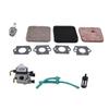 Vergaser Luftfilter Kraftstofffilter Zündkerze Kraftstoffleitungssatz für STIHL FS38 FS45 FS46 FS55 KM55 FS85