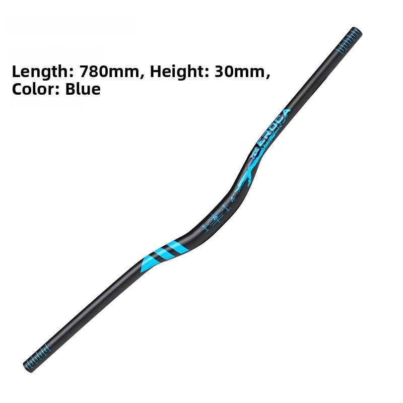 MEROCA Mountain Bike Handlebar 318MM Aluminum Alloy Bicycle Ultra-light Extended 780mm Small Swallow Handlebar Set