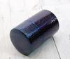 Shinkodo Made In Japan Pure Copper Tea Caddy Blue Covered Hammer Eye Gift Wrapping Specification (Large)