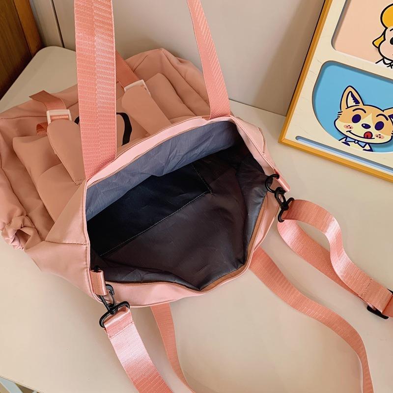 Student large-capacity stationery bag, portable storage bag, new handbag, shoulder bag, messenger bag.