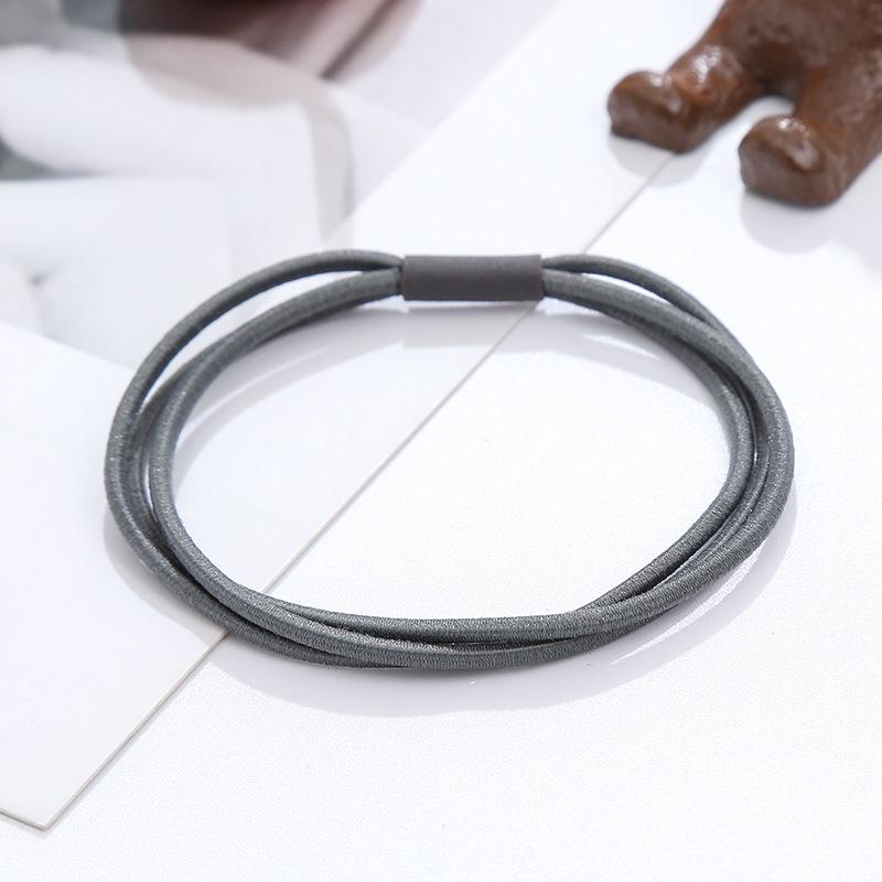 

Петля для волос 3 в 1 ручной работы с высокоэластичной повязкой на голову для девочек, цветные резинки для аксессуаров