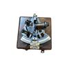 Antique Brass Pocket Sextant Navigation Nautical Marine Vintage Wooden Box Gift