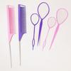 6pcs/set of professional hair styling tools - 2pcs pointed tail combs and 4pcs braiding tools, special for real hair wigs