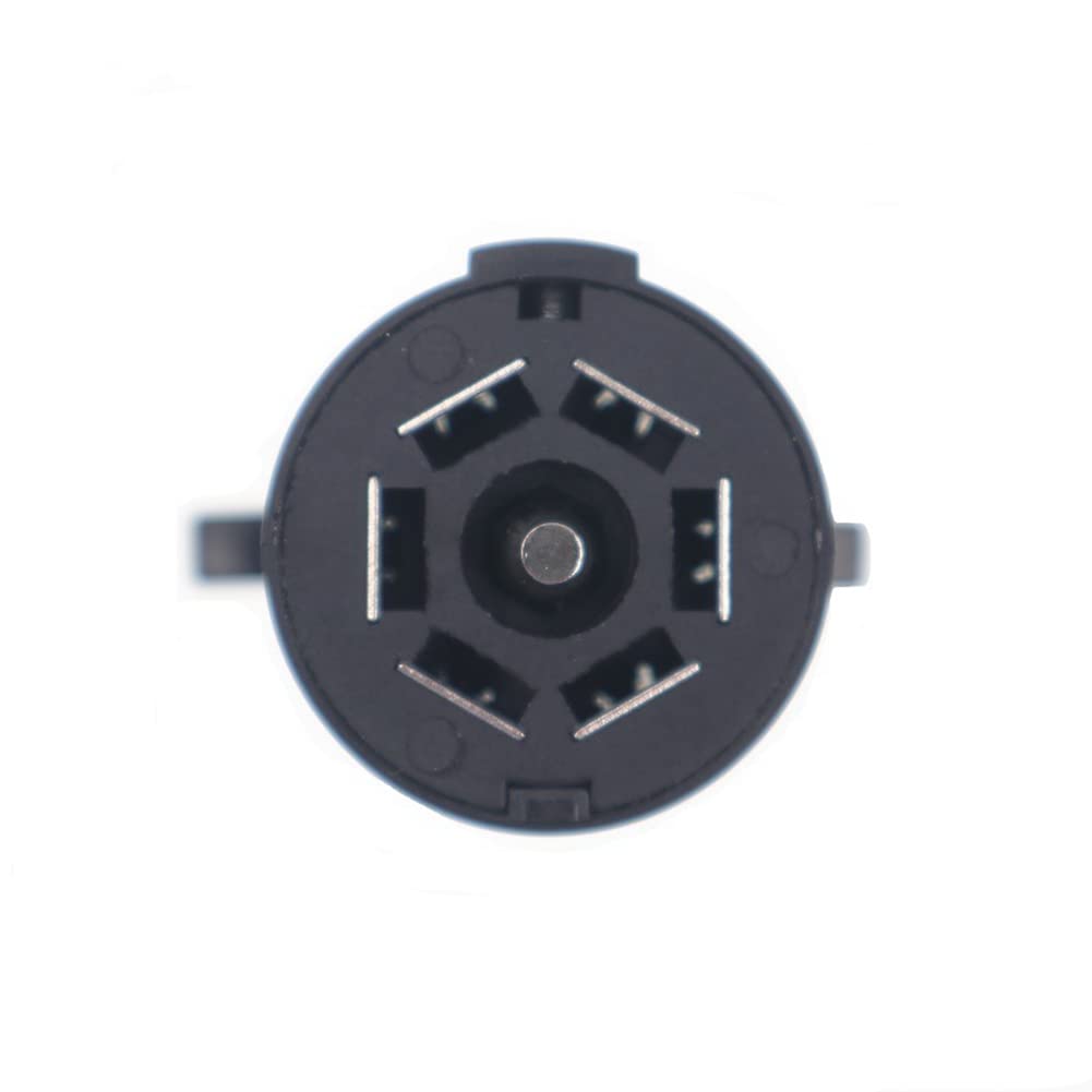 CRAKES RV 7 Pin Trailer Plug Trailer Plug Trailer Wiring Plug Removable 7 Way