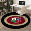 British & Irish Lions Round Rug for Livingroom,Bedroom, Palyroom, Chair Rug, Area Rug, Circle Carpet, Fan Christmas Gift