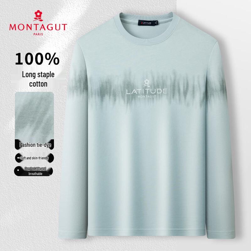 

MONTAGUT Men s 100% Cotton Tie-Dye Long Sleeve T-Shirt 52