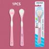 1Pcs Double Sided Tongue Coating Cleaner Antibacterial Tongue Scraper Adult Scraper Dual-Purpose For Removing Bad Breath