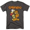 Garfield - Garfield The Game - Adult Unisex Short Sleeve T-Shirt - Gray