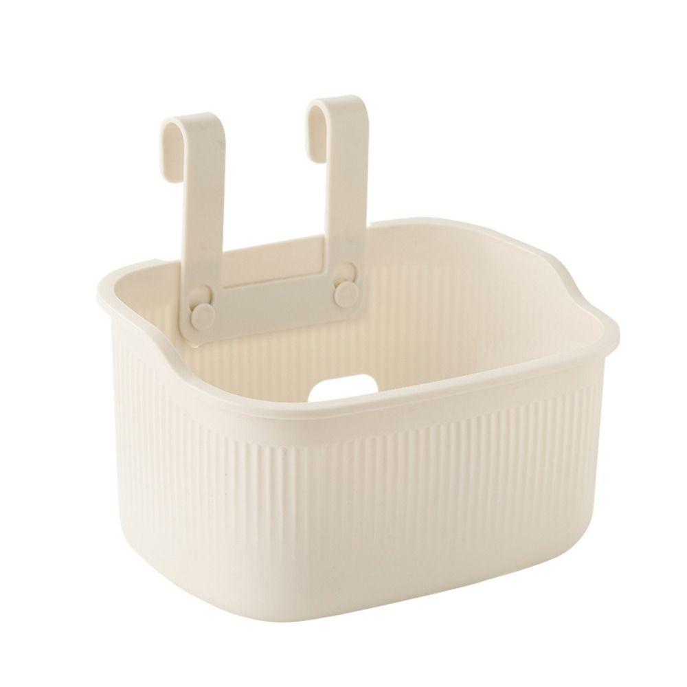 

Onion Ginger Garlic Storage Basket Drawer Storage Box Portable Wall Hanging Basket Kitchen White-Style1