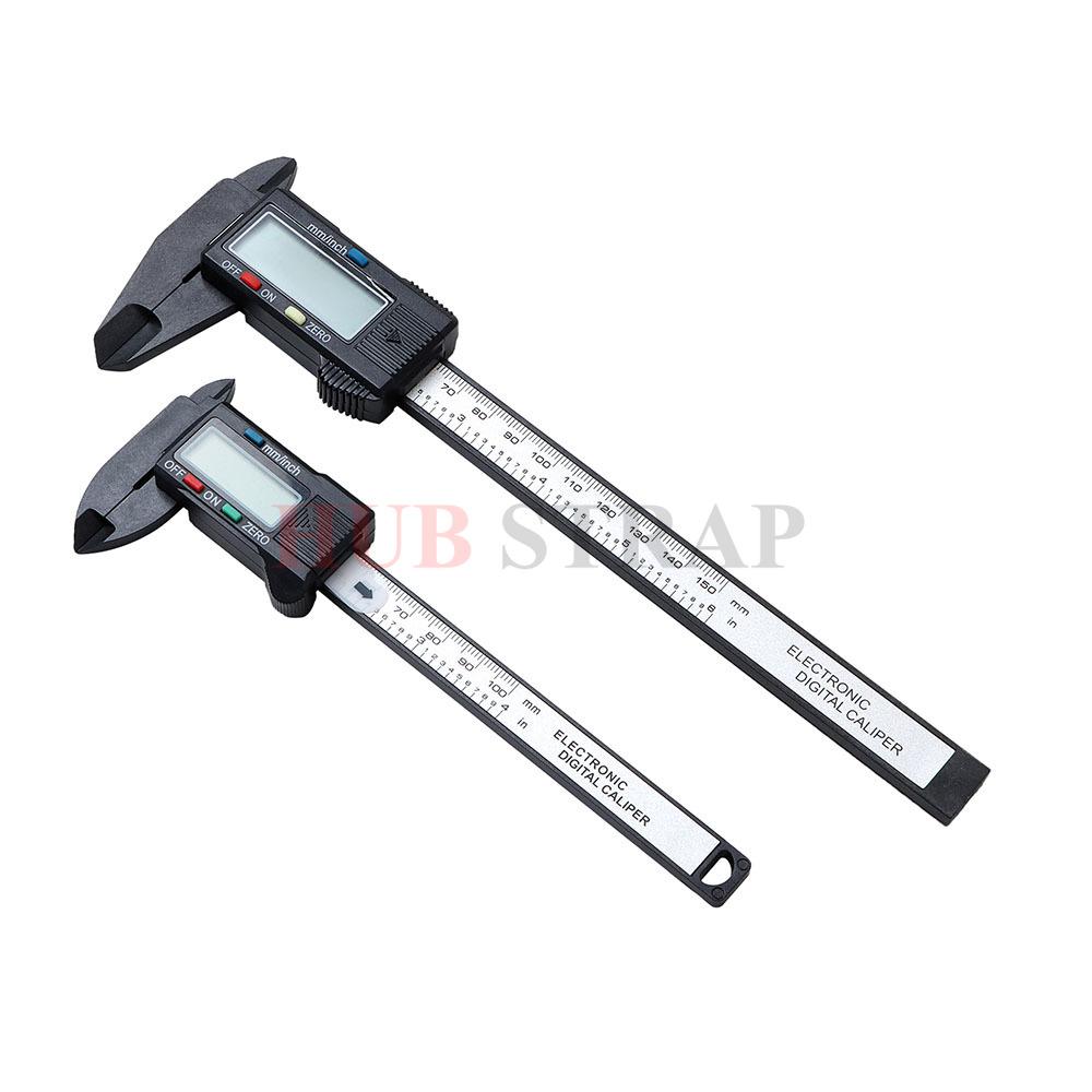 150mm 100mm Electronic Digital Caliper Carbon Fiber Dial Vernier Caliper Gauge Micrometer Watch Measuring Tool Digital Ruler