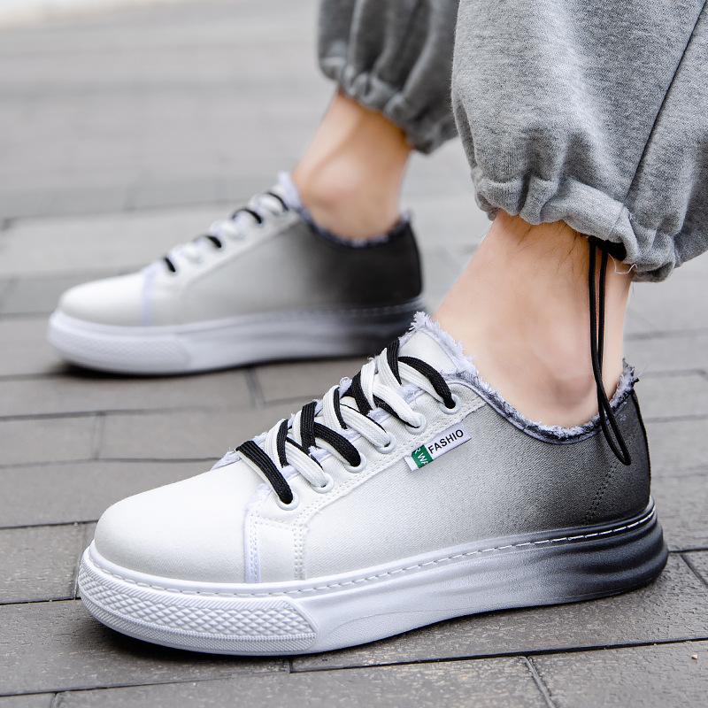 2024 Summer New Canvas Shoes Men's Trendy Breathable Casual Men's Fashion Trend Korean Version of The Low-top Shoes