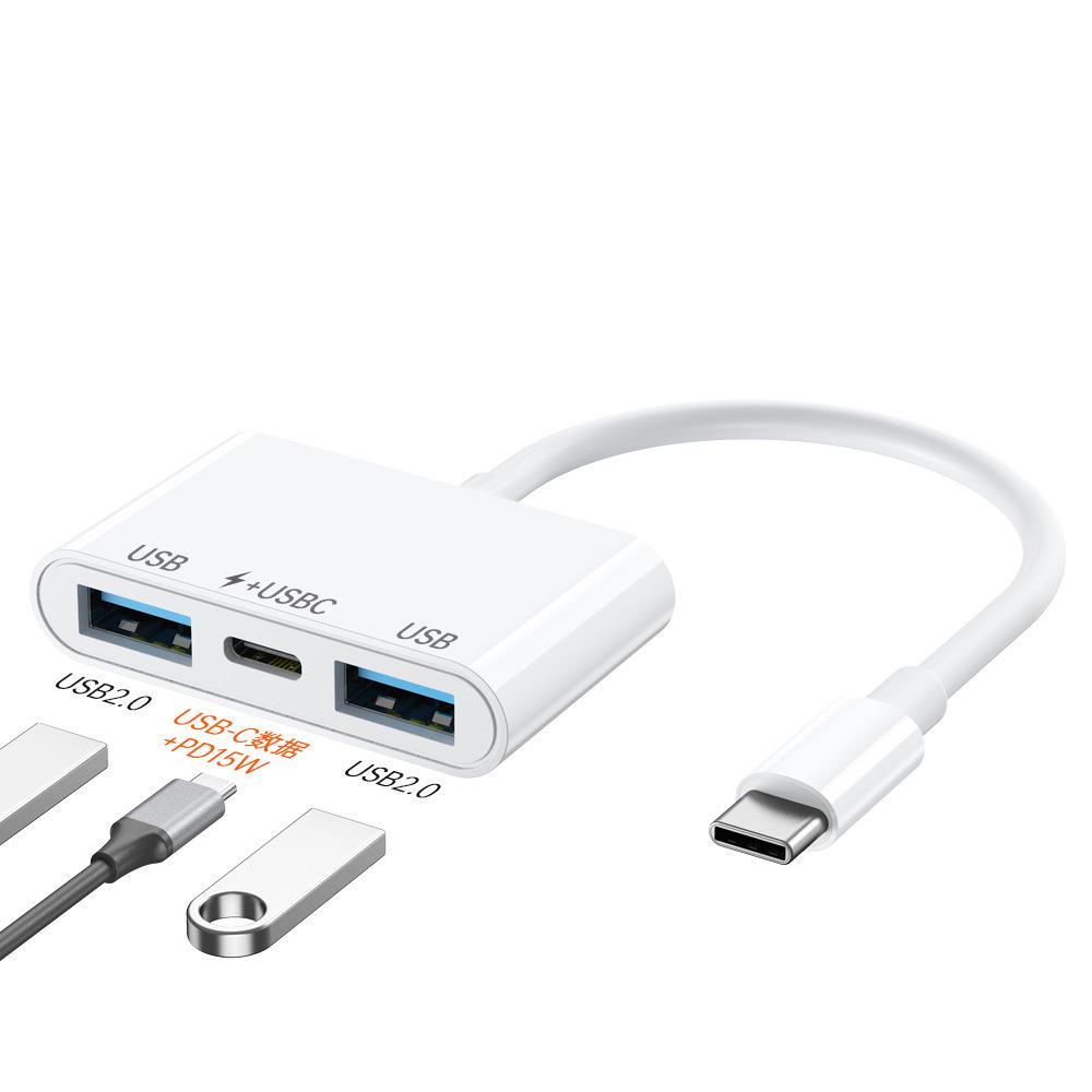 15W Fast Charging USB OTG Type-C Adapter for Mobile Devices