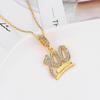 RUI RUI YU Necklace Hip Hop Style Neutral Diamond-mounted Number Shape Pendant Necklace