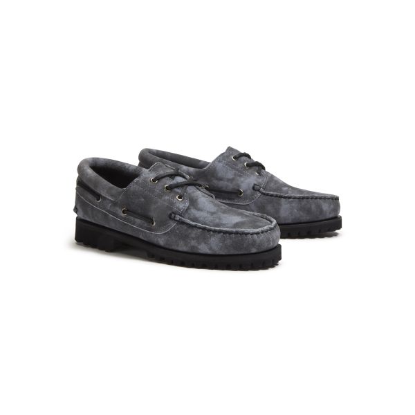 Timberland Authentics Series Comfortable Versatile Boat Shoes Men Shoes Dark-Gray A2PDQEWG
