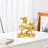 Pferdestatue Jahr des Schreibtischdekoration Feng Shui Tierfigur für Büro Schlafzimmer