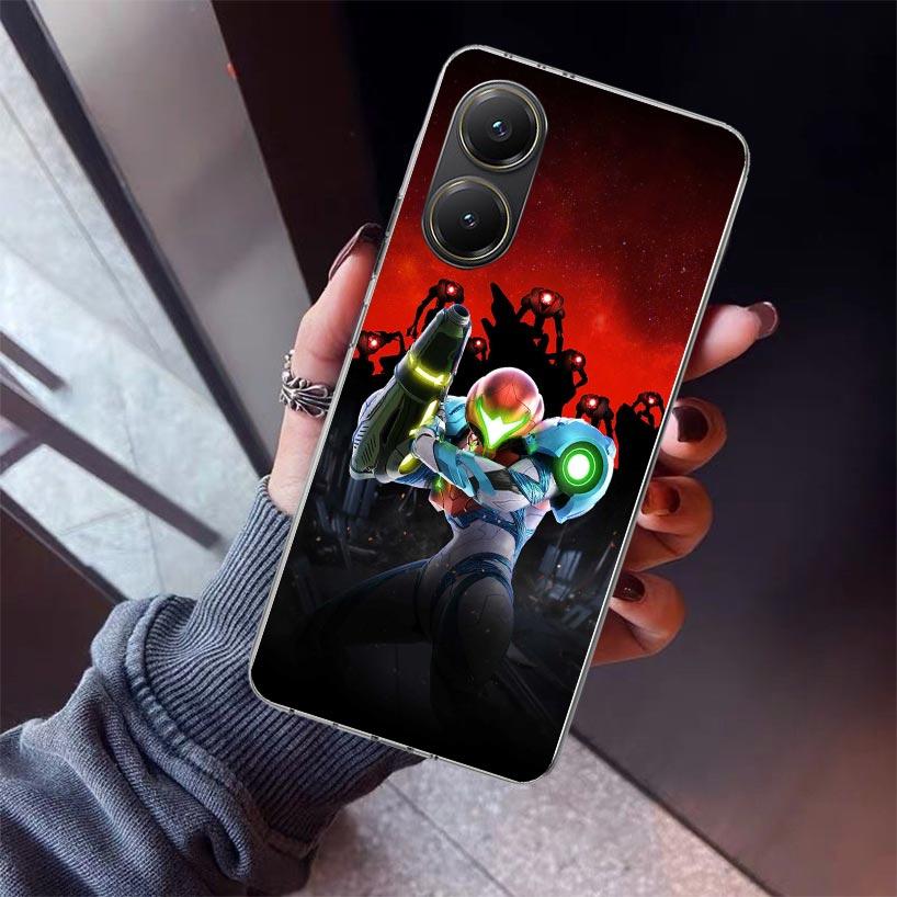 

Game M-Metroids Phone Case For Xiaomi Poco X5 X6 X7 Pro F7 Ultra M7 Redmi 15C 15 13C 13 12C 12 10 10C 10A 9 9C 9T 9A Cover Poco Redmi 12