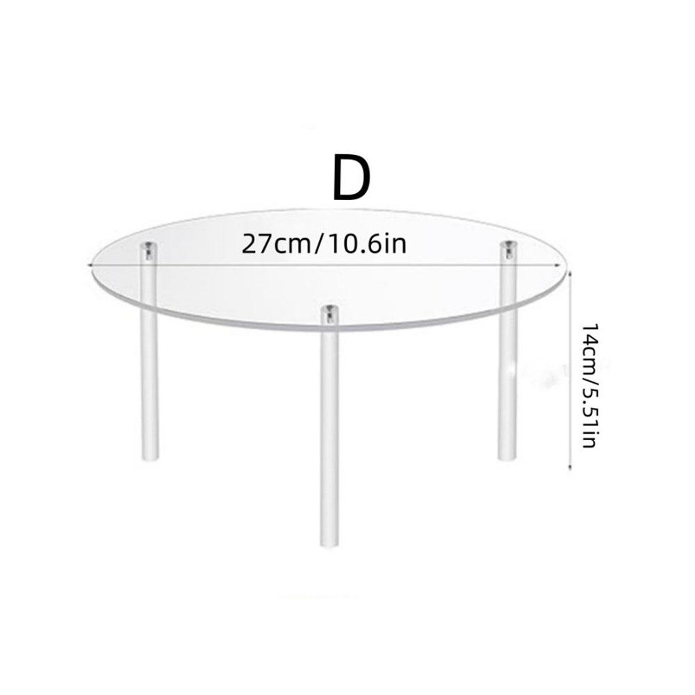 Acrylic Cake Stands, Round Cupcake Holder for Dessert Table, Party Display Stand Serving Platter for Wedding Birthday Party