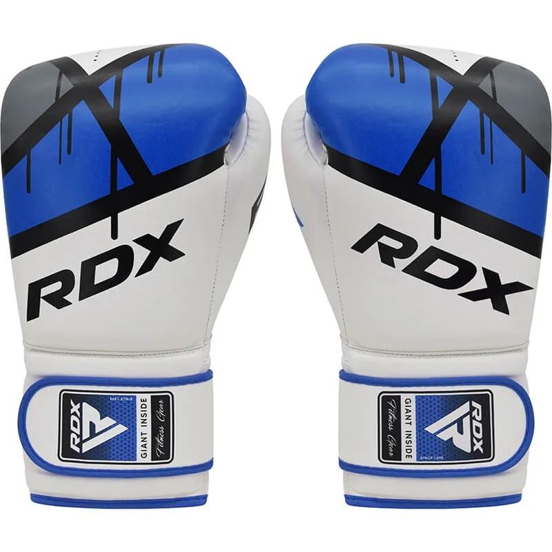 RDX F7 Boxing Gloves Blue 10OZ