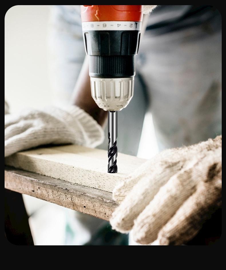 3-12mm Multifunctional Triangle Drill Bit Diamond Drill Set Ceramic Tile Concrete Brick Wood Glass Punching Hole Saw Metal Drill