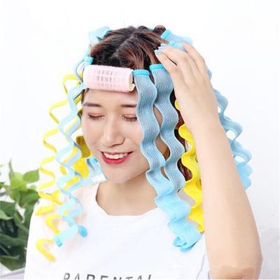 12pcs DIY Magic Hair Curler Heatless Hair Rollers Curlers Hairstyle Roller Sticks 30CM Wave Formers Curling Hair Styling Tools