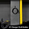 EV Charger Holder J-type EV Charger Holster Extension Organizer for Garage Truck Parking Lot Car Management Automobile Wall Door