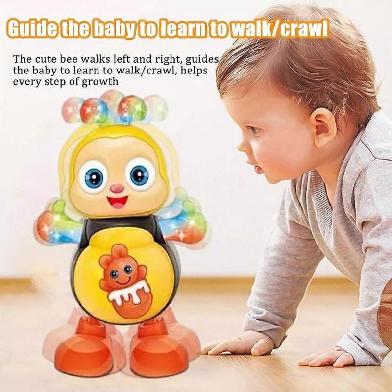 Musical Dancing Bee Electronic Cartoon Bee Preschool Learning Toys for Kids Gift