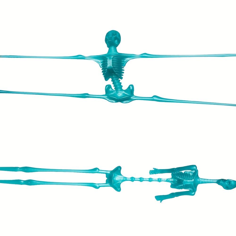 50/30/20/10 szt. Rozciągliwe Szkieletowe Lepkie Zabawki Kolor Mieszany Rozciągliwa Czaszka Gniotki Zabawki Dla Dzieci Upominek na Przyjęcie Szczęśliwego Halloween