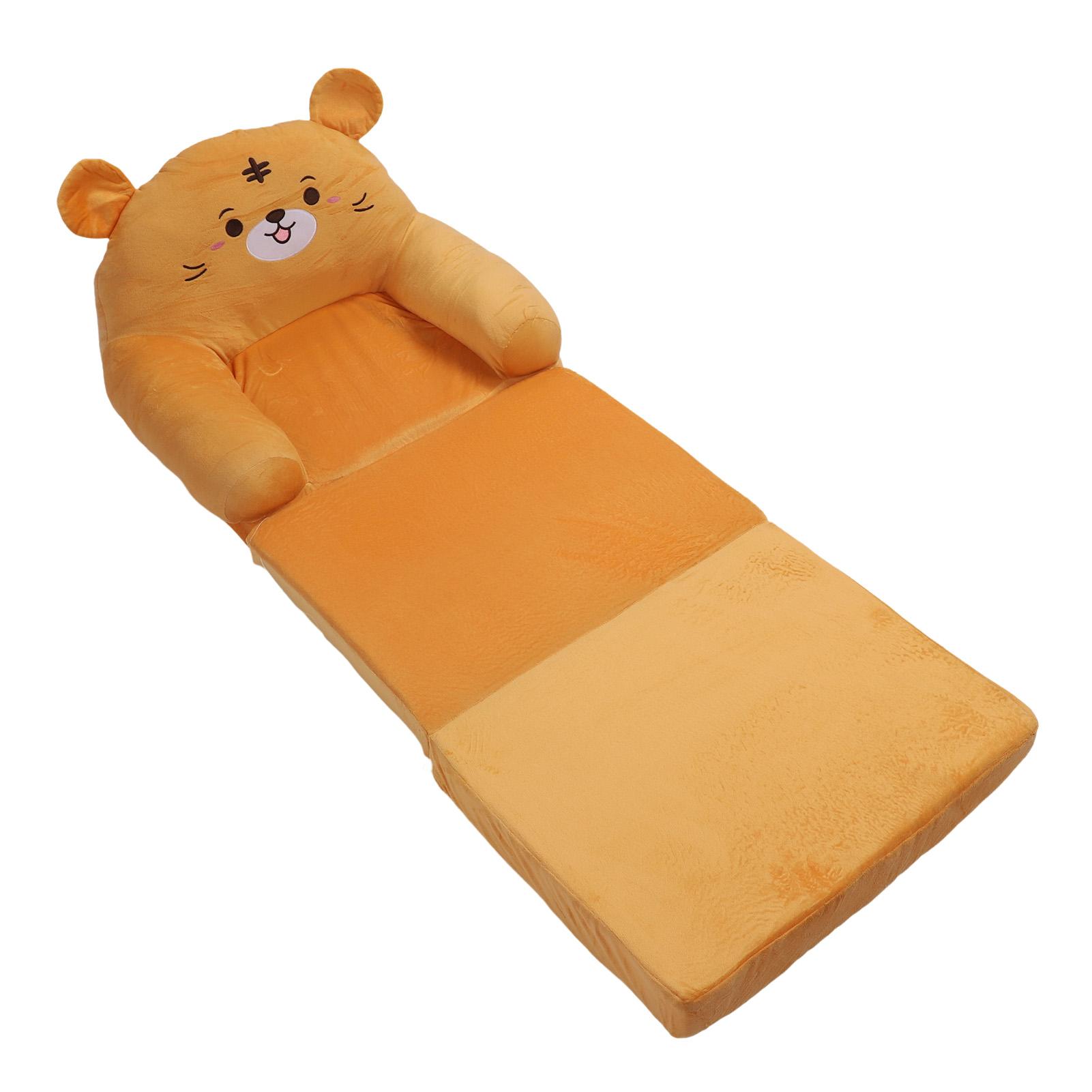 Opvouwbare Kinderbank Pluche Stof Spons Cartoon Patroon Peuter Open Bank om te Rusten Lezen
