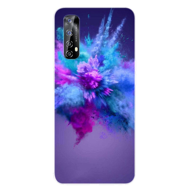 For OPPO Realme 7 Case RMX2151 Bumper Silicone TPU Soft Phone Cover For OPPO Realme 7 RMX2155 Realme7 Case Cartoon Fundas Coque