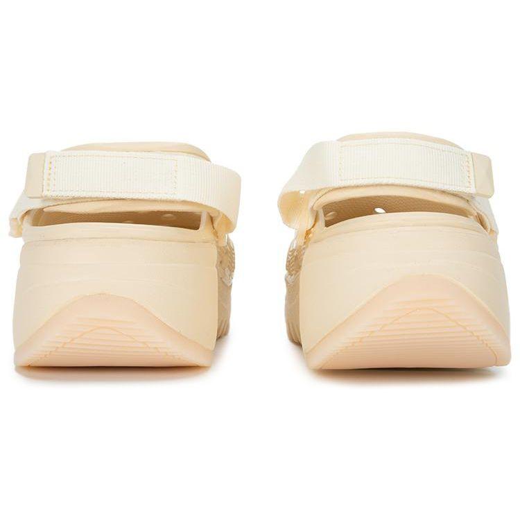 Crocs Eva Non-Slip Wear-Resistant Clogs 5Cm Unisex Clogs Beige 208365-108
