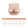 Backless Silicone Liquid Silicone Round Easy to Put On and Take Perfect for and Summer Natural Sexy Fake Artificial Fair Skin [KUMIHO] Breasts,