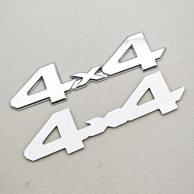 3D Metal Car Rear Bumper Trunk Logo 4X4 Sport Emblem Sticker For wer1 Toyota Land Cruiser 4Runner Tacoma Tundra Hilux Fortuner 1wer