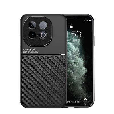 Slim Non-Slip Portective Case For VIVO IQOO Z10 Turbo Pro With Metal Plate Magnetic Car Holder Cover For Iqoo Z10turbo