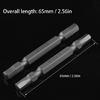 Pack Of 6 Sturdy Magnetic Double Head Hex Bits High Strength Alloy Steel Magnetic Hex Bits For Versatile Applications
