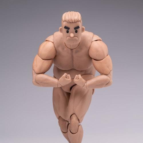 HiPlay NOTTAA 1/12 Scale Middle-Aged Square Head Body with Detachable Neck, NT-03 Male Seamless Action Figure Body, Super Articulated