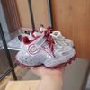 Versatile girls' shoes autumn new dad shoes children's breathable sports shoes medium and older children's non-slip casual shoes