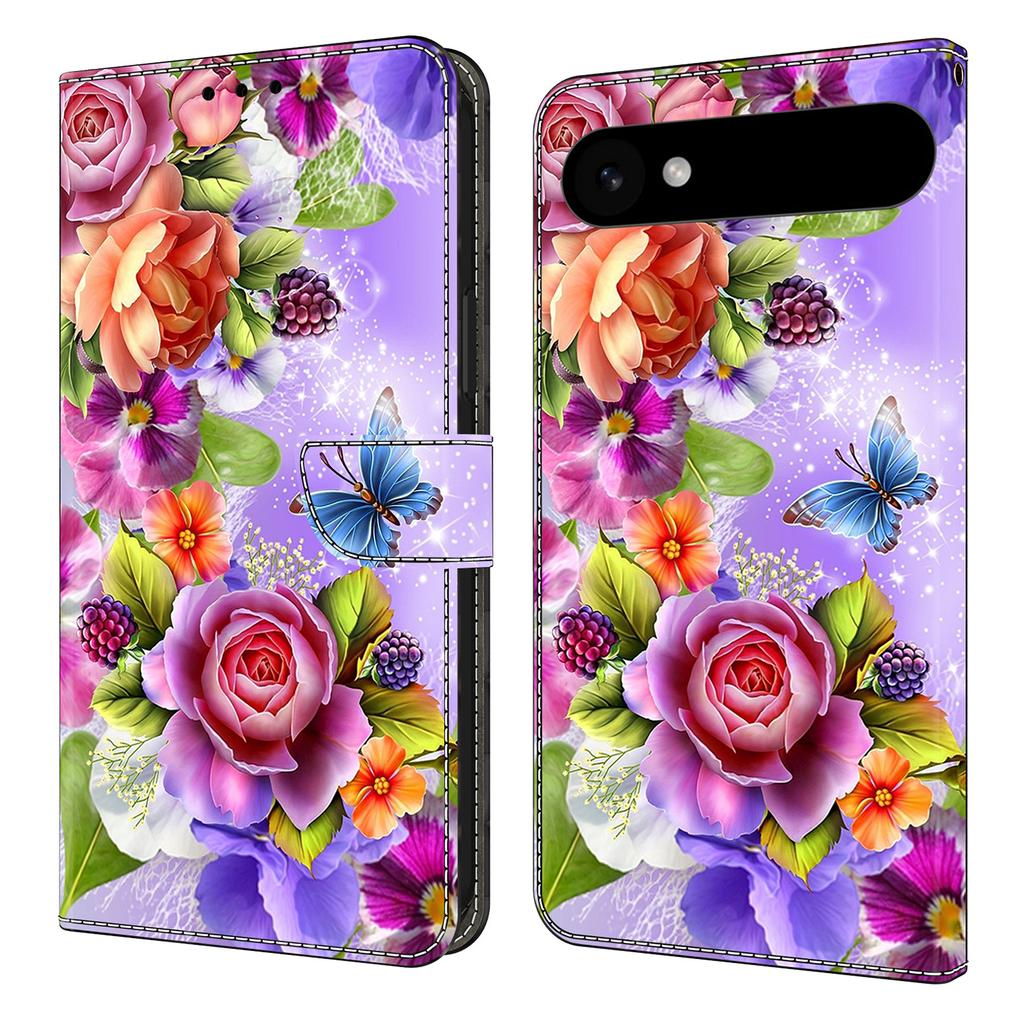 For iPhone 17 Air Wallet Case Pattern Printing PU Leather Flip Stand Phone Cover