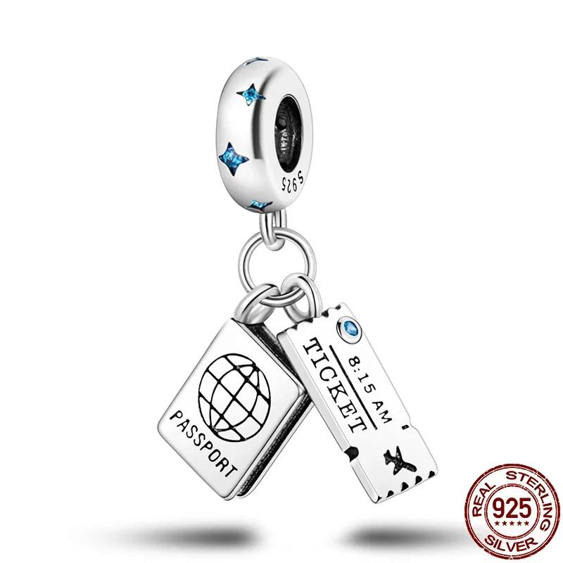 Copper Camera Iron Tower Aircraft Travel Charms Beads Fit Original Bracelets Diy Anniversary Jewelry Women