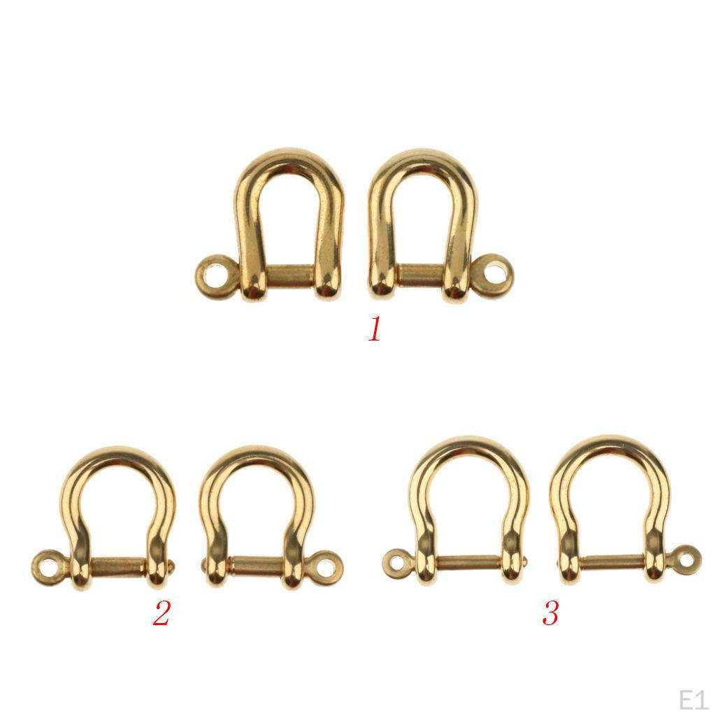 Brass Anchor Shackle Strap
