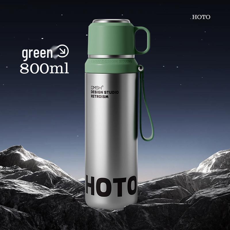 Men's Large Capacity 316 Stainless Steel Thermos Cup with Tea and Water Separation, Ideal High-End Choice for Stewing Tea, 2026.