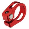 2Pcs Bicycle Seat Post Clamp Lightweight Stylish Rustproof Bicycle Quick Release Seatpost Collar for Bike Red