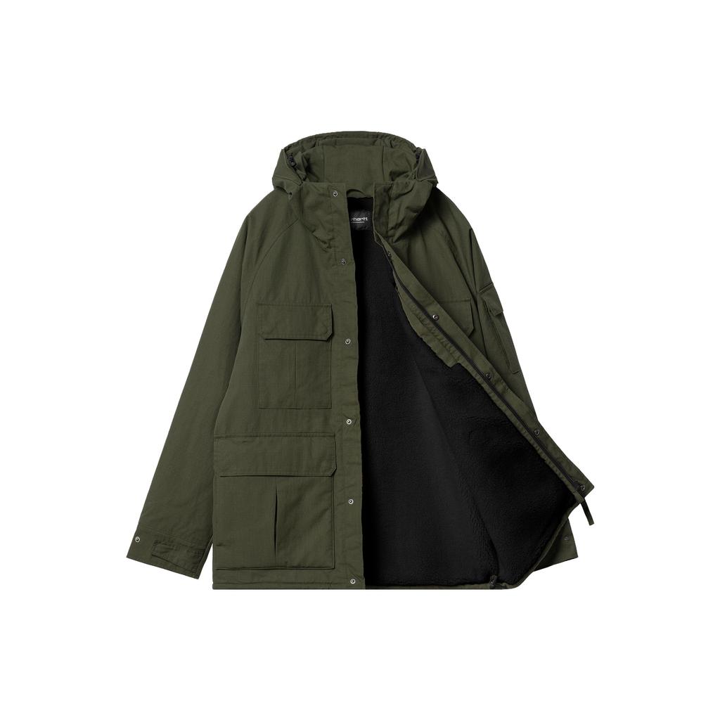Carhartt WIP FW23 Tour Series Four Flap Pocket Adjustable Hooded Field Jacket Men Jacket Green I032250-1NQ-XX