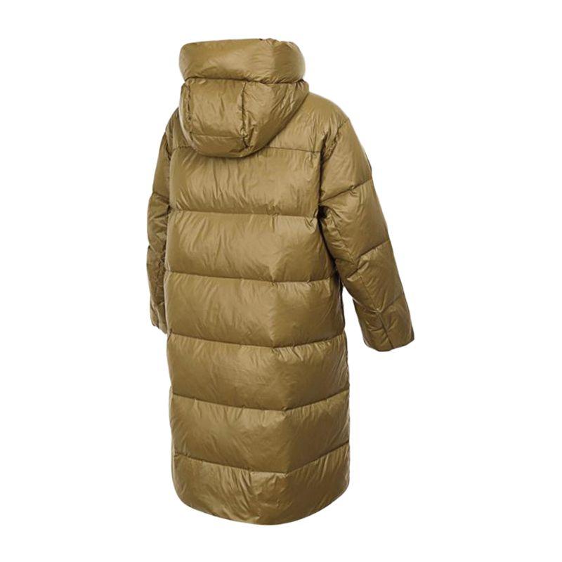 Vans Casual Sports Warm Hooded Cotton Jacket Women Jackets Olive-Green VN000R43CUQ