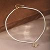 Handmade Pearl Necklace Women With Zircon Horse Pendant Delicate Chain Colorful Statement Jewelry