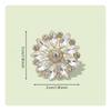 Buttons, Crystal Decorative Luxurious Embellishments for Elegant Closures on